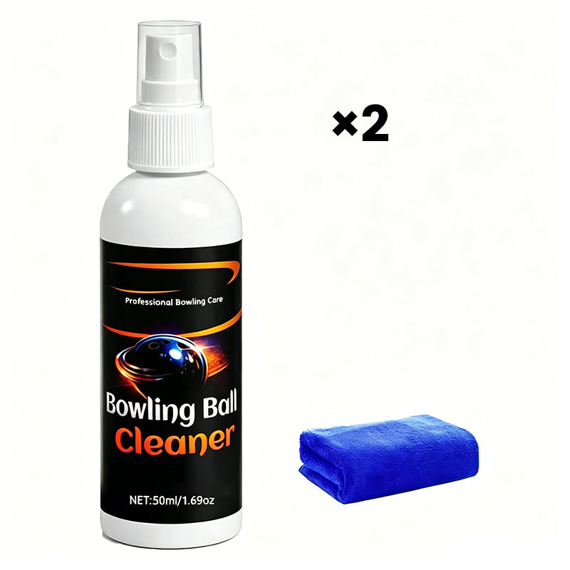 🥳2026 HOT SALE🥳💞50K+ SOLD!🎳💪 50% OFF! Pro-Grade Bowling Ball Cleaner – Instantly removes lane oil. Includes premium towel. Keeps your ball performing like new! ✨