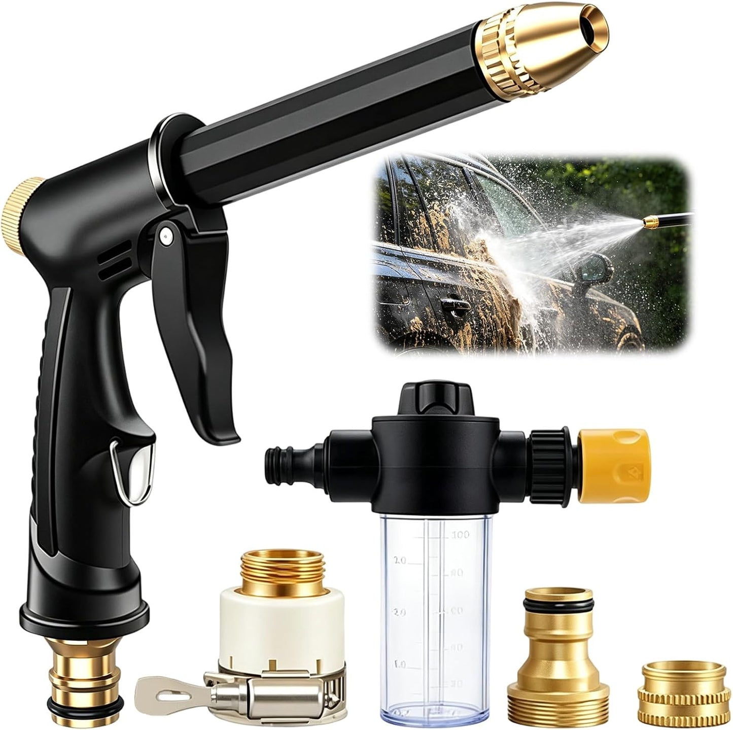 ✨❤️HOT SALE🎉💦High-Pressure Washer Spray Nozzle Set-Q