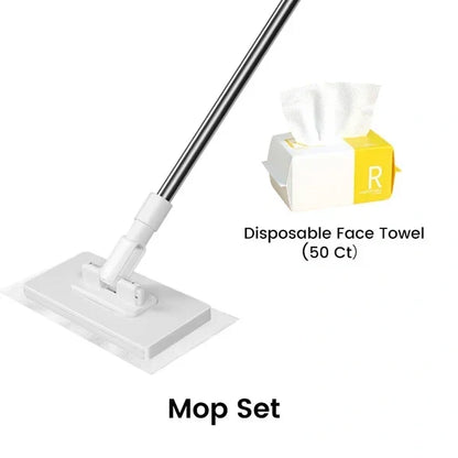 💥 Last day! 50% Off 💥Disposable Dust Mop with 4 Reusable Cloths