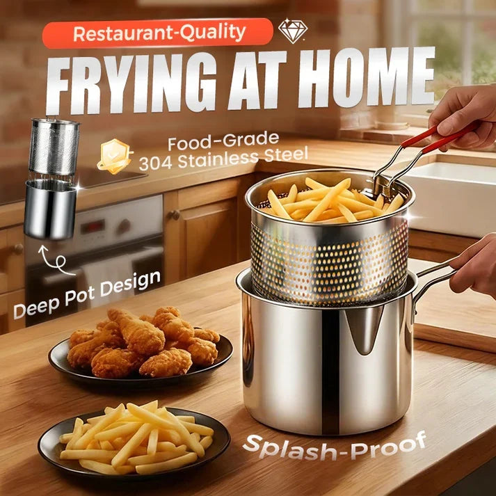 🔥Hot Sale 49% OFF🔥304 Stainless Steel Multifuntional Fryer