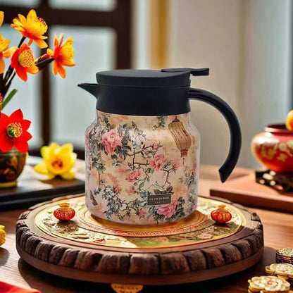 🥳2026 HOT SALE🥳💞50K+ SOLD!🌿(Food-grade 304 stainless steel inner tank)🍵 Flash Sale 49% Off! Insulated Teapot with Strainer – Brew whole leaf tea freely. Stays hot for hours, pours perfectly. Your quiet moment companion. 🍂☕