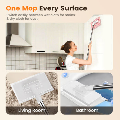 💥 Last day! 50% Off 💥Disposable Dust Mop with 4 Reusable Cloths