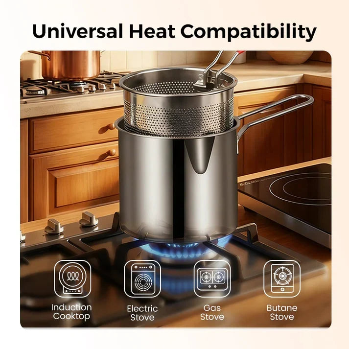🔥Hot Sale 49% OFF🔥304 Stainless Steel Multifuntional Fryer