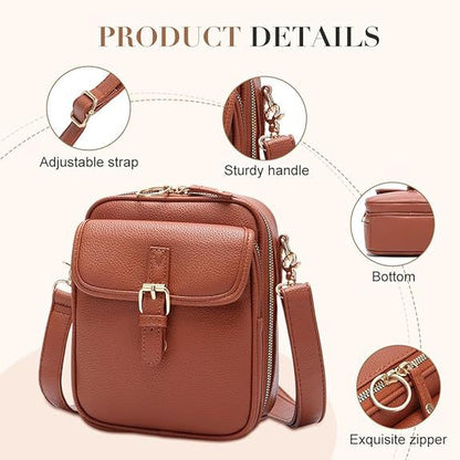 🔥LAST DAY⏰Limited Time Offer: Free Shipping✈️- Crossbody Leather Bag