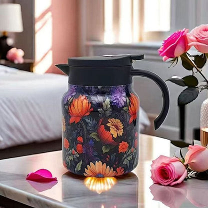 🥳2026 HOT SALE🥳💞50K+ SOLD!🌿(Food-grade 304 stainless steel inner tank)🍵 Flash Sale 49% Off! Insulated Teapot with Strainer – Brew whole leaf tea freely. Stays hot for hours, pours perfectly. Your quiet moment companion. 🍂☕
