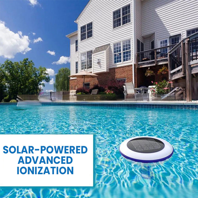📢📢50% OFF !! ⏰Solar Pool Ionizer For Crystal Clear Water
