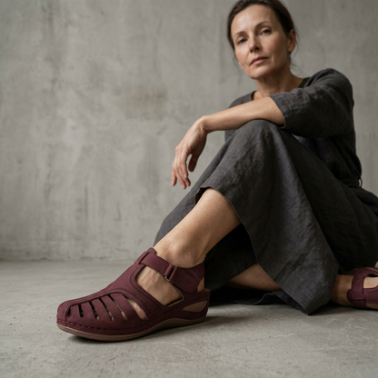 🔥30% reducere💖Sandale premium din piele ușoară👡