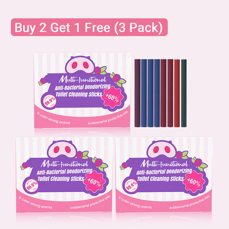 ⏰Last Day Hot Sale!!⌛✨Multi-functional Anti-Bacterial Deodorizing Toilet Cleaning Sticks🌈
