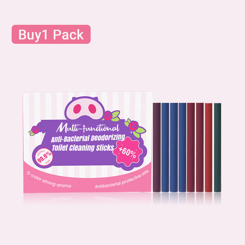 ⏰Last Day Hot Sale!!⌛✨Multi-functional Anti-Bacterial Deodorizing Toilet Cleaning Sticks🌈