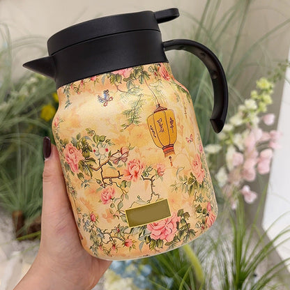 🥳2026 HOT SALE🥳💞50K+ SOLD!🌿(Food-grade 304 stainless steel inner tank)🍵 Flash Sale 49% Off! Insulated Teapot with Strainer – Brew whole leaf tea freely. Stays hot for hours, pours perfectly. Your quiet moment companion. 🍂☕