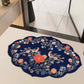 Retro Floral Diatomite Absorbent Mat – Quick-Dry & Stylish