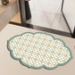 Retro Floral Diatomite Absorbent Mat – Quick-Dry & Stylish