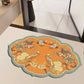 Retro Floral Diatomite Absorbent Mat – Quick-Dry & Stylish