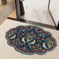 Retro Floral Diatomite Absorbent Mat – Quick-Dry & Stylish