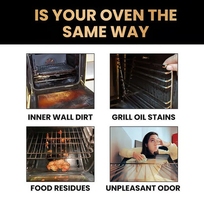 🧼 50% OFF NOW! 🔥 Oven & Grill Cleaning Spray – Powerful Degreaser, Odor Eliminator & Easy Spray 🧽