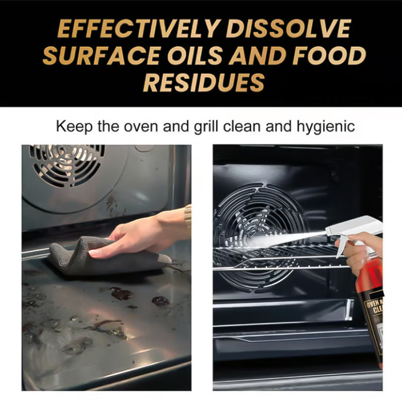 🧼 50% OFF NOW! 🔥 Oven & Grill Cleaning Spray – Powerful Degreaser, Odor Eliminator & Easy Spray 🧽