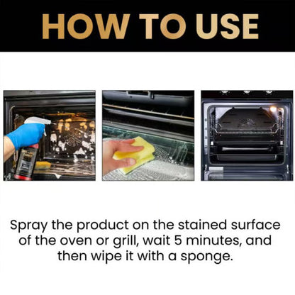 🧼 50% OFF NOW! 🔥 Oven & Grill Cleaning Spray – Powerful Degreaser, Odor Eliminator & Easy Spray 🧽