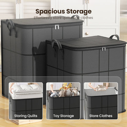 🧺 50% OFF! 🛏️ Dust covers for comforters & bedding – large capacity, durable non-woven fabric & foldable design – perfect for seasonal storage 🌿