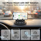 💥 Držák na mobil do auta s možností otáčení o 360°, který lze připevnit na palubní desku | Silná přilnavost, univerzální – platba na dobírku ✨