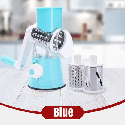 🧀🥕 50% OFF!  | 3-in-1 Rotating Cheese Slicer & Vegetable Grater!