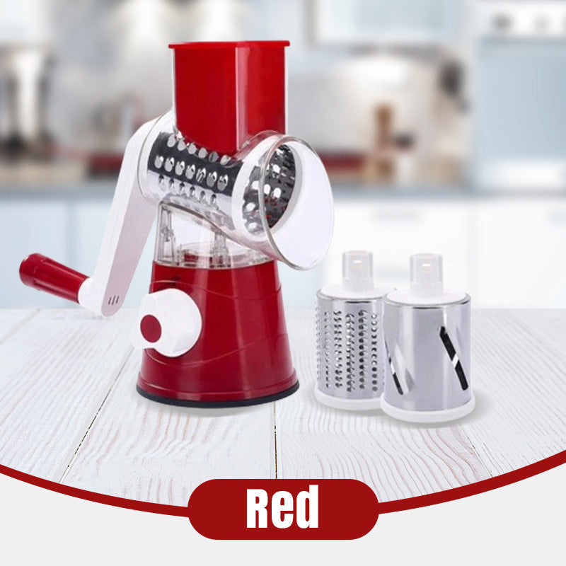 🧀🥕 50% OFF!  | 3-in-1 Rotating Cheese Slicer & Vegetable Grater!