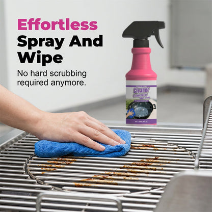 🥳2026 HOT SALE🥳💞50K+ SOLD!🧴🛡️50% OFF! BBQ Degreaser Spray – Cuts through smoke stains & carbon. Restores grills to like-new shine. 🍖💨