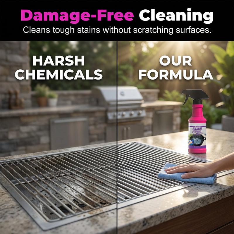 🥳2026 HOT SALE🥳💞50K+ SOLD!🧴🛡️50% OFF! BBQ Degreaser Spray – Cuts through smoke stains & carbon. Restores grills to like-new shine. 🍖💨