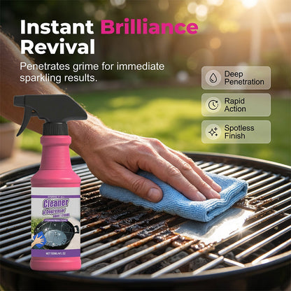 🥳2026 HOT SALE🥳💞50K+ SOLD!🧴🛡️50% OFF! BBQ Degreaser Spray – Cuts through smoke stains & carbon. Restores grills to like-new shine. 🍖💨