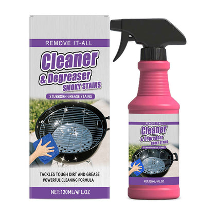 🥳2026 HOT SALE🥳💞50K+ SOLD!🧴🛡️50% OFF! BBQ Degreaser Spray – Cuts through smoke stains & carbon. Restores grills to like-new shine. 🍖💨