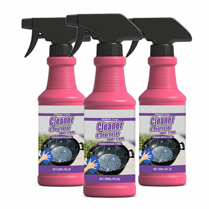 🥳2026 HOT SALE🥳💞50K+ SOLD!🧴🛡️50% OFF! BBQ Degreaser Spray – Cuts through smoke stains & carbon. Restores grills to like-new shine. 🍖💨