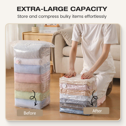 🥳2026 HOT SALE🥳💞50K+ SOLD!🧳💨 50% OFF! No‑Pump Vacuum Storage Bags