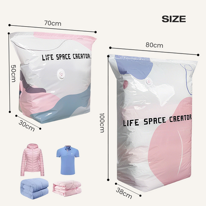 🥳2026 HOT SALE🥳💞50K+ SOLD!🧳💨 50% OFF! No‑Pump Vacuum Storage Bags