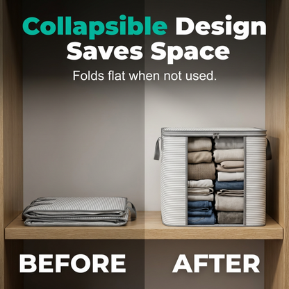 📢📢50% OFF !! ⏰Large Collapsible Storage Bag with Handles