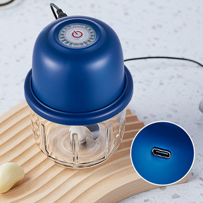 🥘50% OFF NOW ! ⚡Cordless Mini Electric Food Processor – Rechargeable Wireless Mini Chopper, Effortlessly Mince Meat, Chop Garlic & Make Baby Food, Compact Portable Kitchen Blender