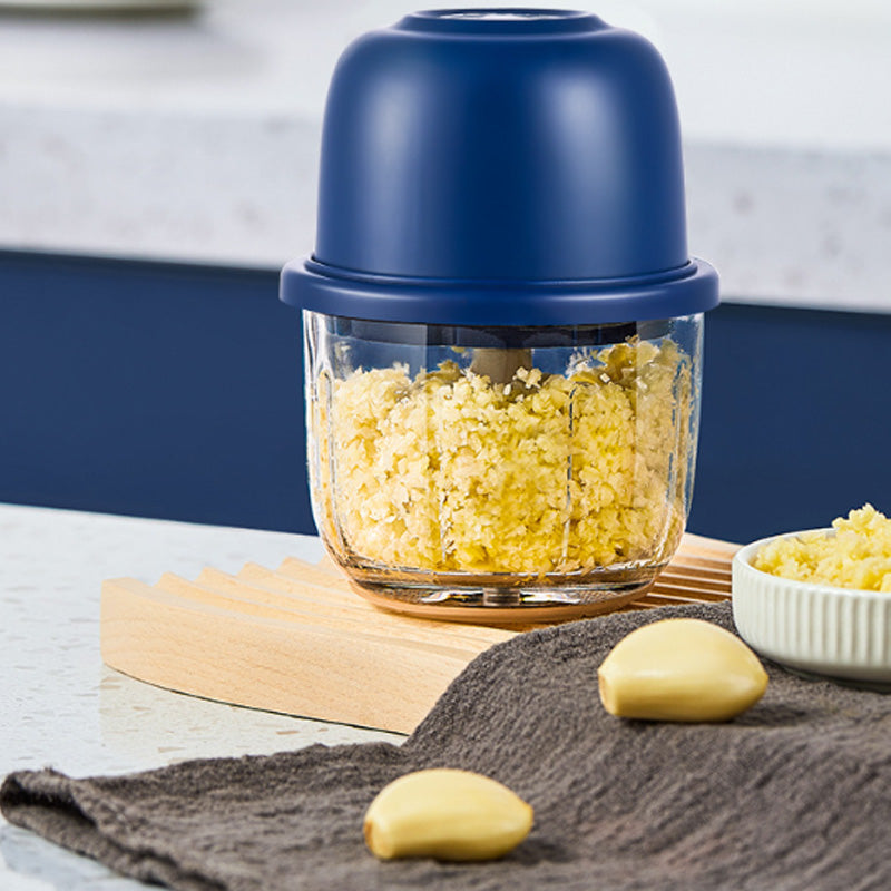 🥘50% OFF NOW ! ⚡Cordless Mini Electric Food Processor – Rechargeable Wireless Mini Chopper, Effortlessly Mince Meat, Chop Garlic & Make Baby Food, Compact Portable Kitchen Blender