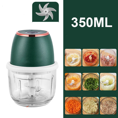 🥘50% OFF NOW ! ⚡Cordless Mini Electric Food Processor – Rechargeable Wireless Mini Chopper, Effortlessly Mince Meat, Chop Garlic & Make Baby Food, Compact Portable Kitchen Blender