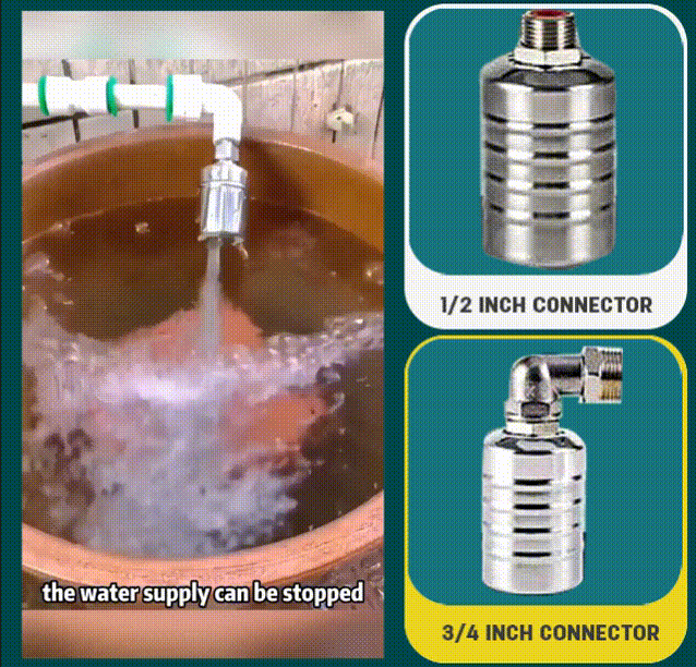 🥰2026 New Hot Sale - 50% OFF✨304 Stainless Steel Completely Automatic Water Level Control Floating Valve