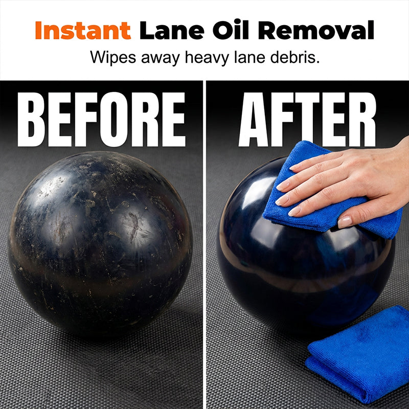 🥳2026 HOT SALE🥳💞50K+ SOLD!🎳💪 50% OFF! Pro-Grade Bowling Ball Cleaner – Instantly removes lane oil. Includes premium towel. Keeps your ball performing like new! ✨