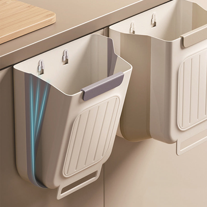 🗑️Multipurpose Hanging Collapsible Trash Can for Kitchen