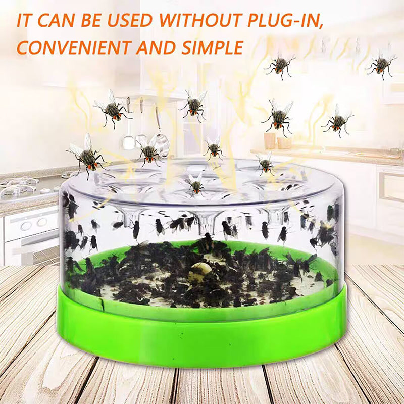 ⚡Last Day Special Price✅🦟 Reusable fly trap—no electricity, no poison! 🏠 Safe to use in the kitchen and around children and pets.