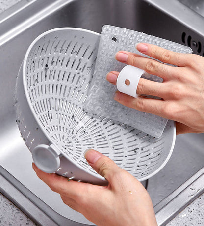 🔥Hot Sale 50% OFF🔥 Flexible Finger Sleeve Cleaning Brush – Multi-Purpose, Reaches Crevices, Reusable 🧽