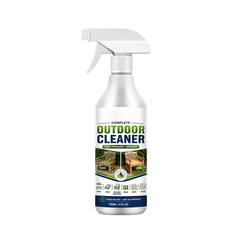 🌿 LIMITED-TIME 50% OFF! Outdoor Surface Cleaner Spray, Fast Acting Stain Remover for Patio, Wooden Furniture & Outdoor Surfaces