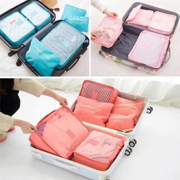 🥳50% OFF🔥6-piece Portable Luggage Packing Cubes