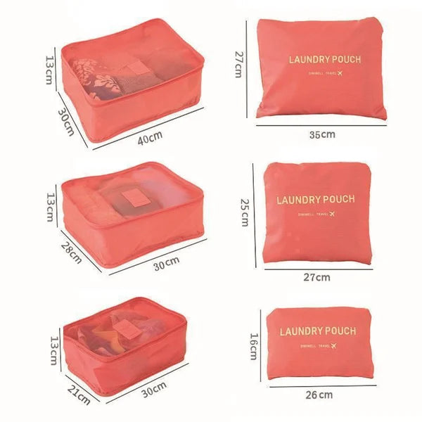 🥳50% OFF🔥6-piece Portable Luggage Packing Cubes