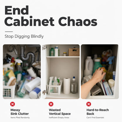 2-Tier Pull-Out Under Sink Organizer