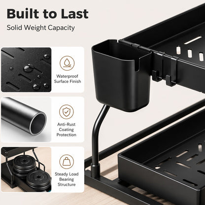 2-Tier Pull-Out Under Sink Organizer