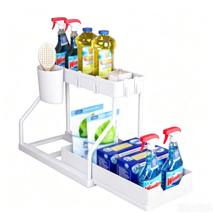 2-Tier Pull-Out Under Sink Organizer