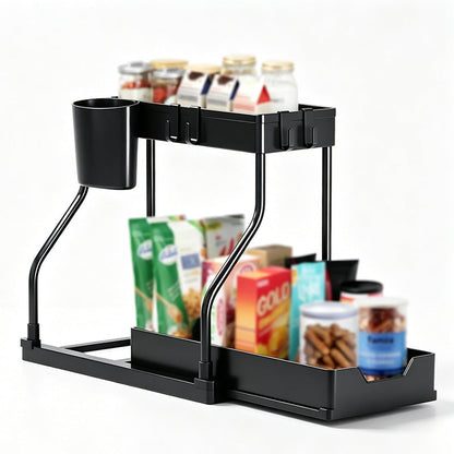 2-Tier Pull-Out Under Sink Organizer