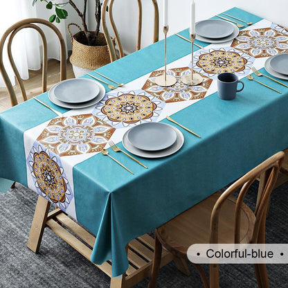 Perfect Gift🎁High Quality Waterproof And Oil-Proof Tablecloth