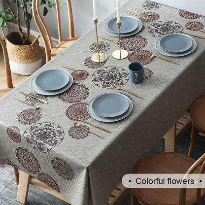 Perfect Gift🎁High Quality Waterproof And Oil-Proof Tablecloth